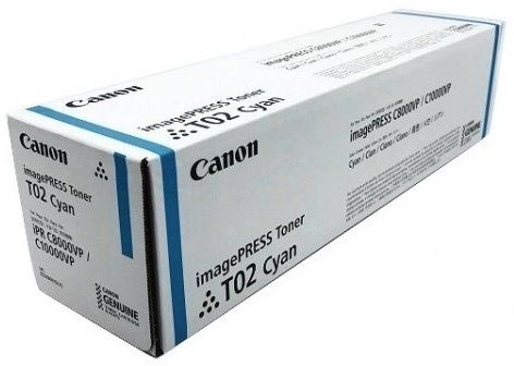 toner CANON T02 cyan iP C8000/C10000 (43000 str.)
