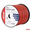 Vodič reproduktora dvojžilový CCA 2x1mm2 100m 5A AMiO-04458