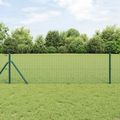 vidaXL Zvarený drôtený plot 2500 x 60 cm Zelená