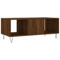 vidaXL Konferenčný stolík hnedý dub 102x50x40 cm kompozitné drevo