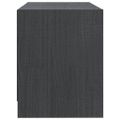 vidaXL TV skrinka sivá 80x31x39 cm borovicový masív