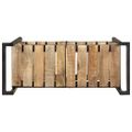 vidaXL Kuchynský vozík 87x36x81 cm masívne mangové drevo