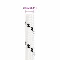 vidaXL Pracovné lano biele 20 mm 25 m polyester