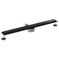 vidaXL Sprchový odtok 2 v 1 s 360° siphonom Čierna 90 cm