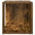vidaXL Bočný stolík dymový dub 33x33x34,5 cm spracované drevo