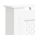 vidaXL Kryt na radiátor biely 78 cm MDF