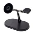 Magnetická bezdrôtová nabíjačka Maxlife MXWC-03 15W čierna 3v1