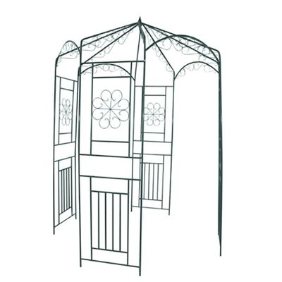 vidaXL Záhradná pergola 250 cm, tmavozelená
