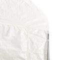vidaXL Altánok so strechou, biely 17,84x5,88x3,75 m, polyetylén