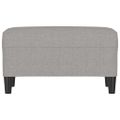 vidaXL Lavica bledosivá 70x35x41 cm látka