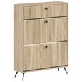 vidaXL Skriňa na topánky BREDA 78 x 24 x 103 cm Kompozitné drevo