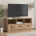 vidaXL TV skrinka 102 x 34,5 x 47 cm Dub artisan Kompozitné drevo