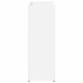 vidaXL Stojan na slnečník Biela 40 x 20 x 55,5 cm Kompozitné drevo