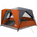 vidaXL Cabin Tent 7-Person 7-miestny Šedá a oranžová