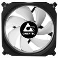 CHIEFTEC sada ventilátorů Tornado / 3x 120mm fan / RGB LED / RGB ovladač / Dálkové ovládání / ultratichý 16 dBa Ventilátor, 120mm, RGB podsvícení, ultratichý 16dBa, RGB ovladac, dálkové ovládání, sada 3ks