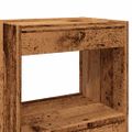 vidaXL Skriňa na knihy/Izbový prepážka Old Wood 40x30x198 cm
