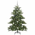 vidaXL Umelý Sklápací Vianočný Stromček Zelená 150 cm PVC a oceľ