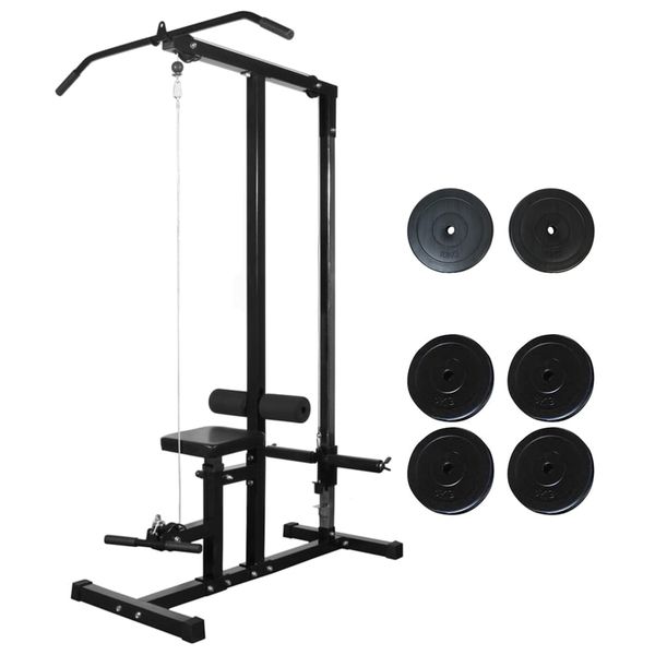 vidaXL Posilňovacia veža so závažiami 40 kg