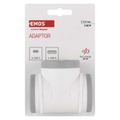 Rozbočovacia zásuvka 2×, 1×USB-A+1×USB-C, bielo-sivá