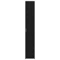 vidaXL Highboard Čierny dub 30 x 42,5 x 185 cm