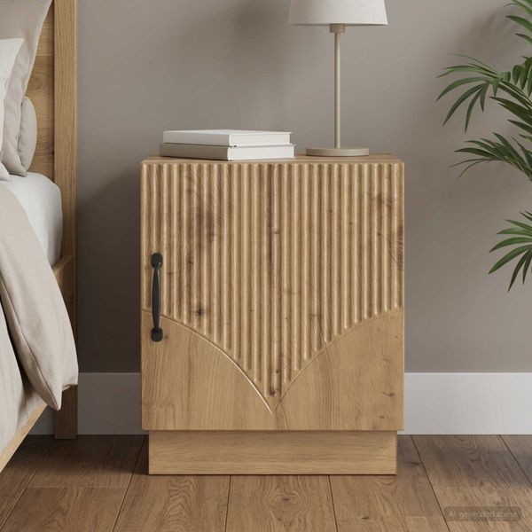 vidaXL Nočný stolík Dub artisan 43 x 34,5 x 47 cm Kompozitné drevo