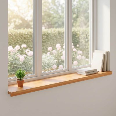 vidaXL Parapety 2 ks Svetlohnedá 110 x 40 x 2 cm Masívne bukové drevo