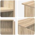 vidaXL Recepčný pult, dub sonoma, 100x50x103,5 cm, imitácia dreva