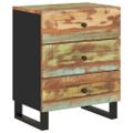 vidaXL Nočná skrinka 50x33x62 cm masívna akácia a spracované drevo
