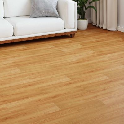 vidaXL Laminátová podlaha 5 pcs Teplý gaštan 101 x 20 x 0,8 cm