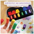 Kreatívna kniha Maľovanie prstami so šablónami