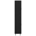 vidaXL Highboard 2 ks Čierny dub 69,5 x 34 x 180 cm Kompozitné drevo