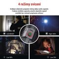 LED nabíjacie kovové svietidlo 3000 lm, 5000 mAh