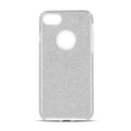 Glitter 3v1 case pre iPhone 7 / 8 / SE 2020 / SE 2022 strieborný