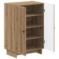 vidaXL Skriňa na topánky EDE 59,5 x 39,5 x 90 cm Kompozitné drevo