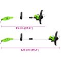 vidaXL Elektrický teleskopický orezávač trávnika 29 cm 550 W