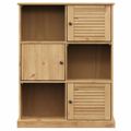 vidaXL Knižnica VIGO 90x35x114,5 cm masívna borovica