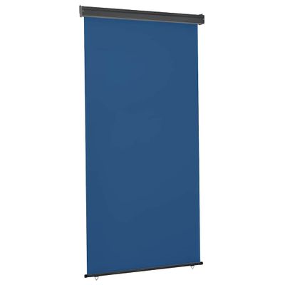 vidaXL Bočná markíza na balkón 125x250 cm, modrá