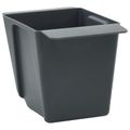vidaXL Kvetinové boxy pre euro palety 12 ks Sivá 13,5 x 9 x 9,5 cm