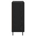 vidaXL Servírovacia skriňa so zásuvkou Čierny dub 69,5 x 34 x 90 cm