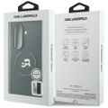 Karl Lagerfeld HC Magnetic PU K&C Pins puzdro pre Samsung Galaxy Z Fold 8 Ultra čierna