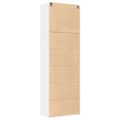 vidaXL Vysoká skrinka biela 80x42,5x249 cm kompozitné drevo