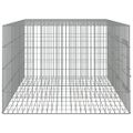 vidaXL 3-panelová klietka pre králiky 163x79x54 cm pozinkované železo