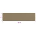 vidaXL Balkónová markíza sivohnedá 120x500 cm HDPE
