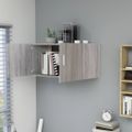 vidaXL Nástenná skrinka sivý dub sonoma 80x39x40 cm spracované drevo