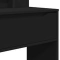 vidaXL Toaletné stolíky do spálne Čierna 80 x 39,6 x 135 cm