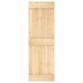 vidaXL Posuvné dvere Prírodná a biela 70 x 210 cm
