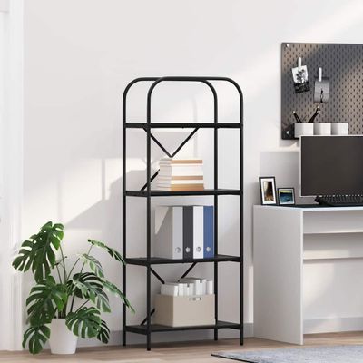 vidaXL Regál na knihy Čierny dub 60 x 30 x 146 cm Kompozitné drevo