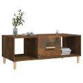 vidaXL Konferenčný stolík dymový dub 102x50x40 cm kompozitné drevo