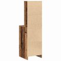 vidaXL Highboard Staré drevo 40 x 41 x 135 cm Kompozitné drevo