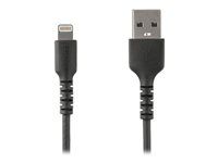 iPhone 7/8/11/11 Pro - Lightning kábel - USB so zástrčkou (samec) rovný na Lightning so zástrčkou (samec) rovný - 1 m - dvojnásobne tienený - čierna